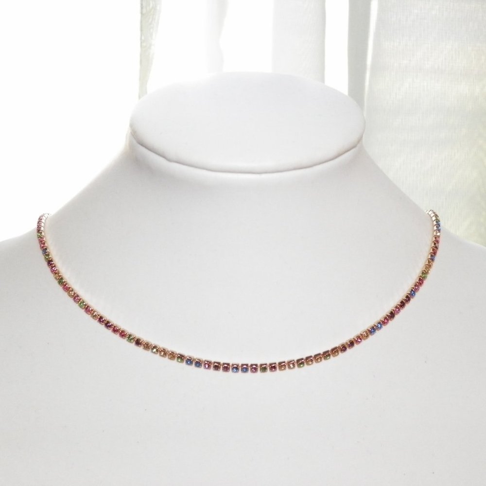 Forever 21 Multicolor Rhinestone Necklace - Picture 9 of 9